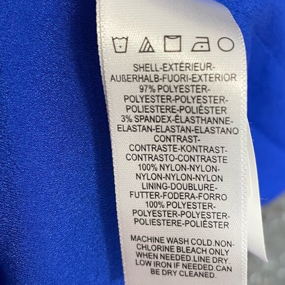 Dress the Population Micaela Dress Electric Blue Women’s Sz M - Picture 8 of 10